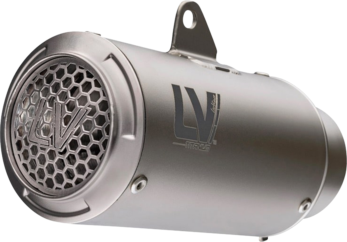 LeoVince LV Corsa S Slip-On Muffler - Titanium - Kawasaki ZX-6R