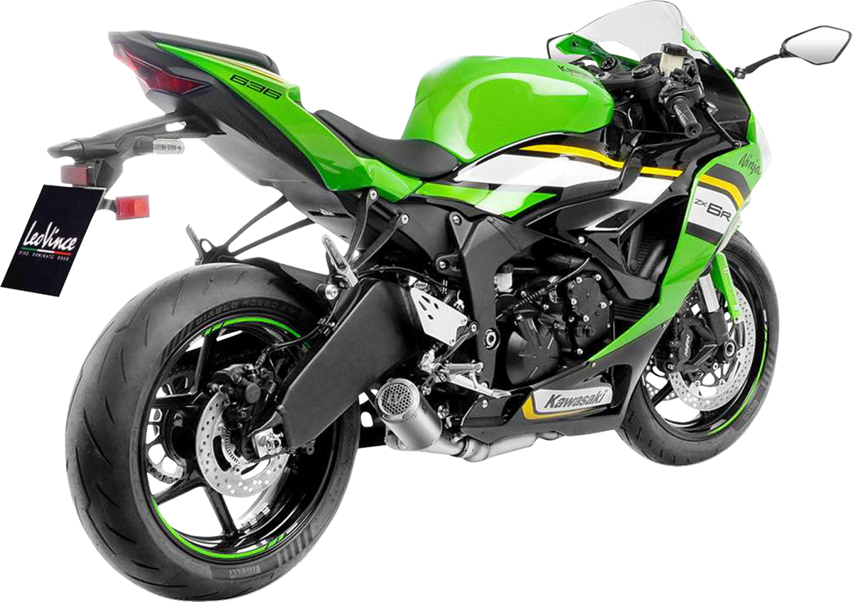 LeoVince LV Corsa S Slip-On Muffler - Titanium - Kawasaki ZX-6R (3)