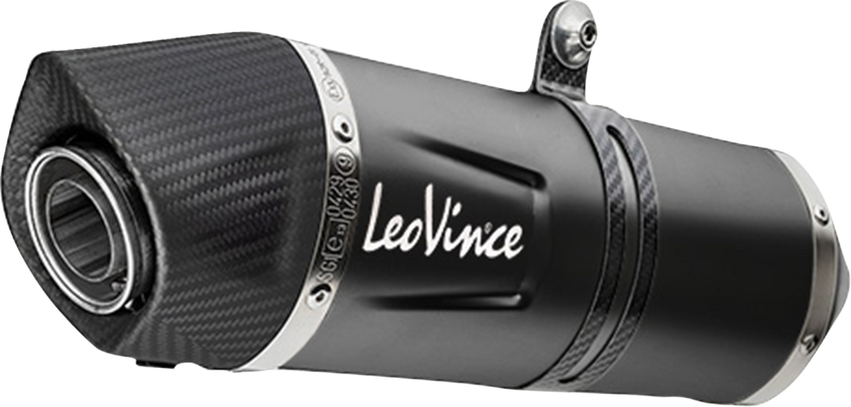 LeoVince LV One EVO Slip-On Muffler - Black - 1811-4422