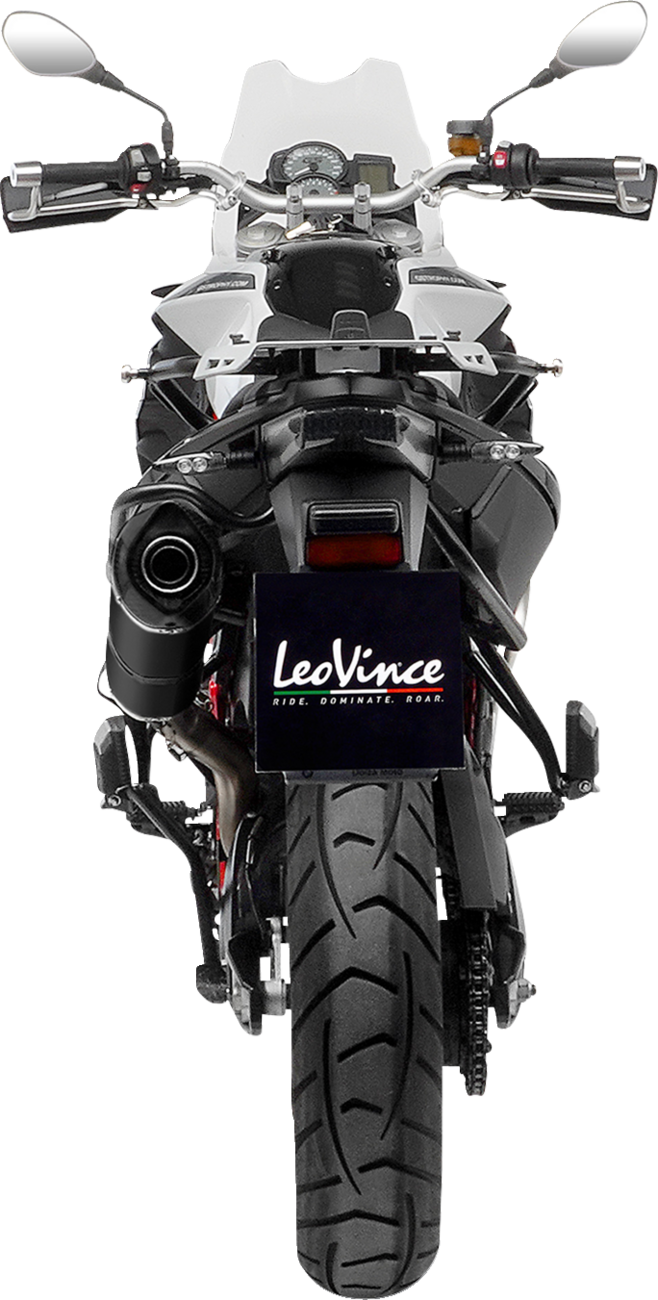 LeoVince LV One Evo Slip-On Muffler - Black Edition - F800GS