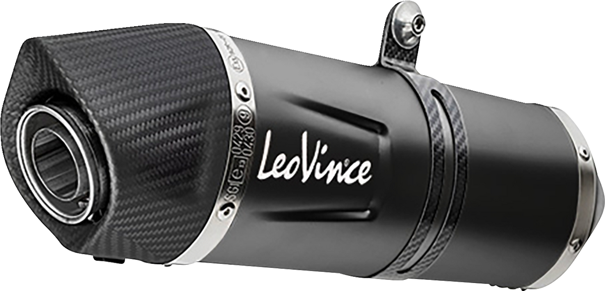 LeoVince LV One Evo Slip-On Muffler - Black Edition - F800GS
