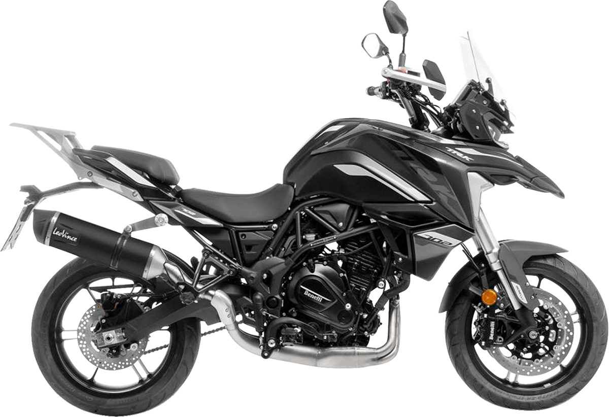LeoVince LV One EVO Slip-On Muffler - Black - Stainless Steel