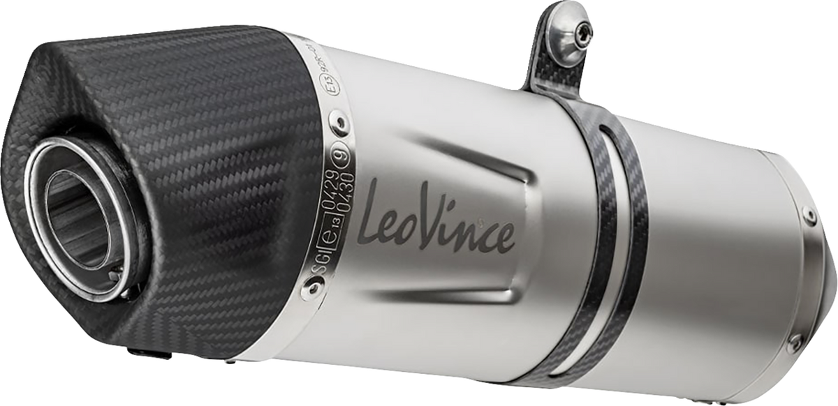 LeoVince LV One EVO Slip-On Muffler - Silver - KTM