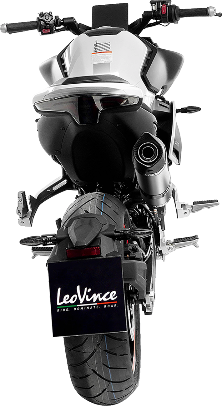 LeoVince LV One EVO Slip-On Muffler - Silver