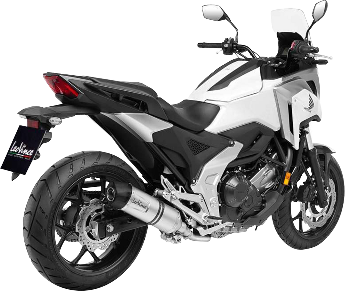 LeoVince LV One EVO Slip-On Muffler - Stainless Steel - NC750X