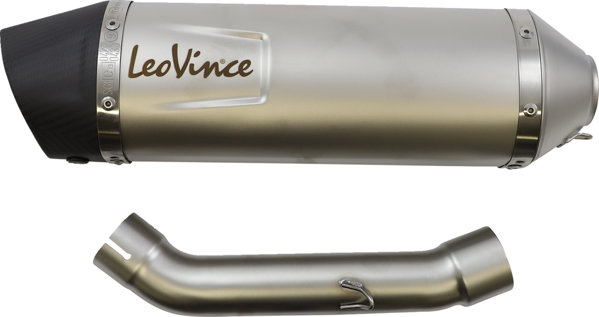LeoVince LV One EVO Slip-On Muffler - Stainless Steel - 1811-4282