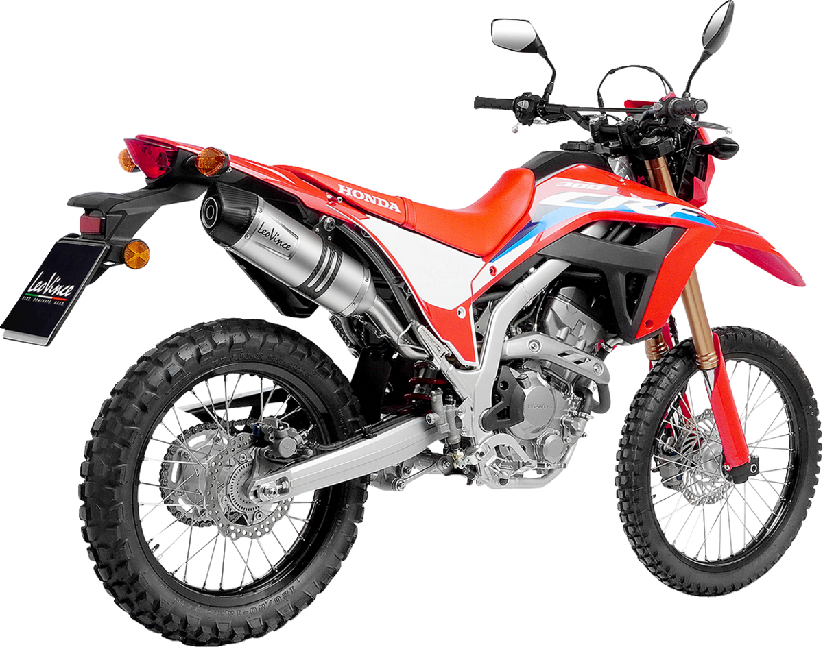 LeoVince LV One EVO Slip-On Muffler - Stainless Steel - CRF300L