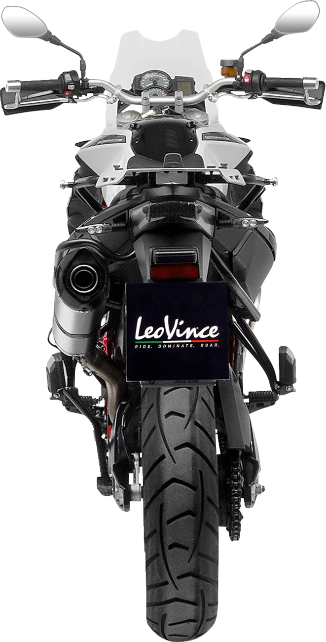 LeoVince LV One Evo Slip-On Muffler - Stainless Steel - F800GS
