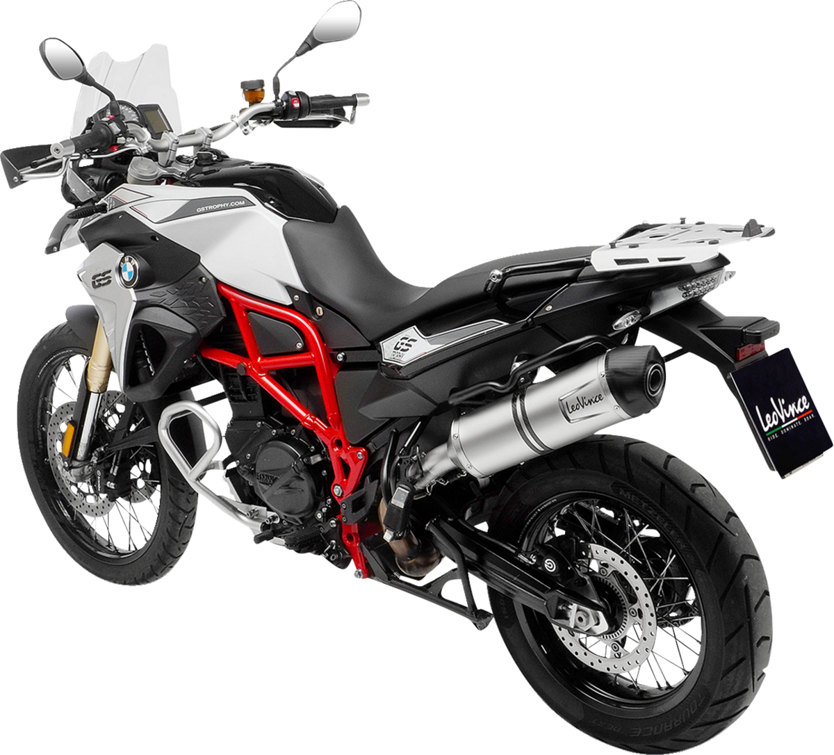 LeoVince LV One Evo Slip-On Muffler - Stainless Steel - F800GS
