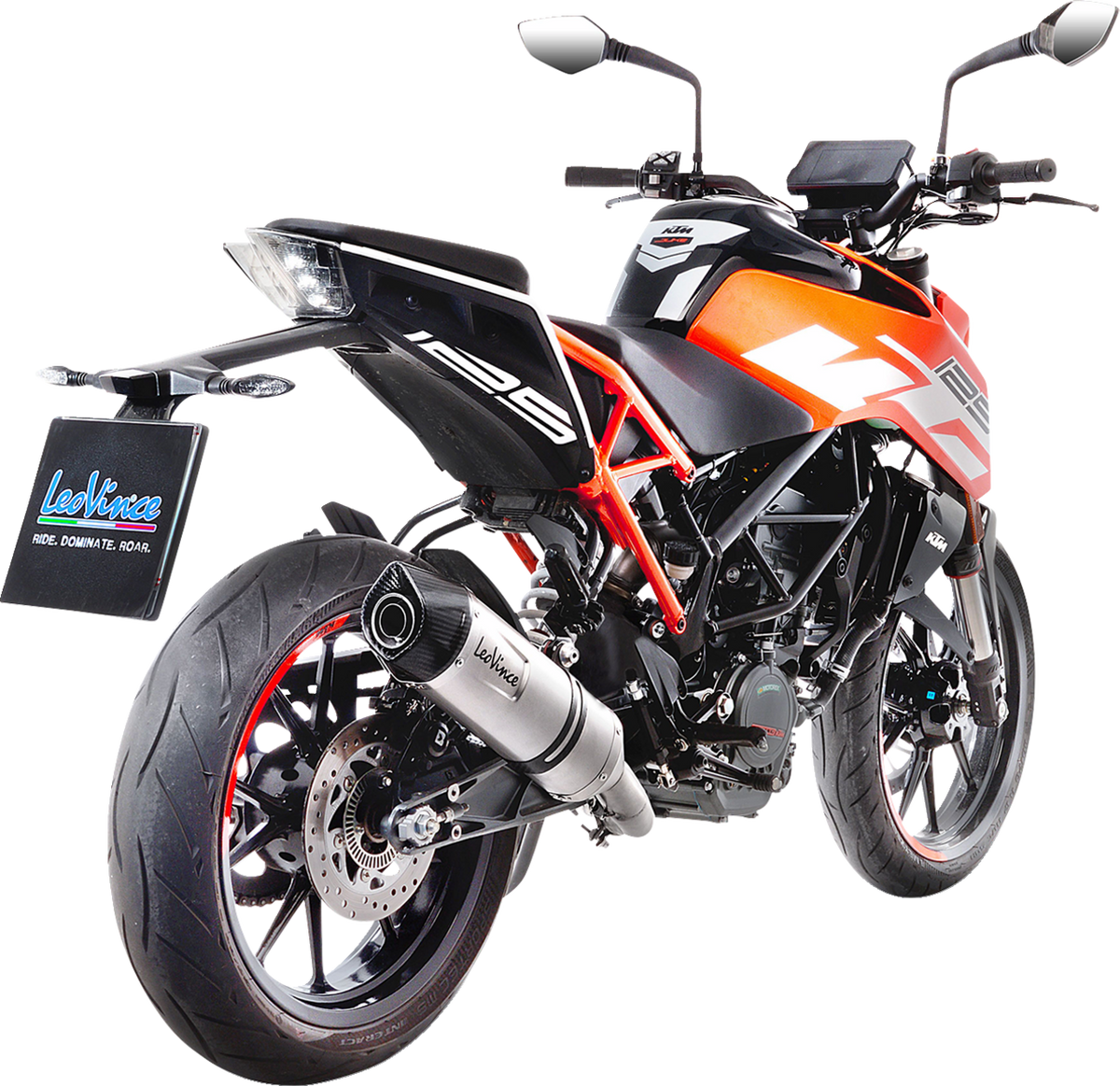 LeoVince LV One EVO Slip-On Muffler - Stainless Steel - KTM