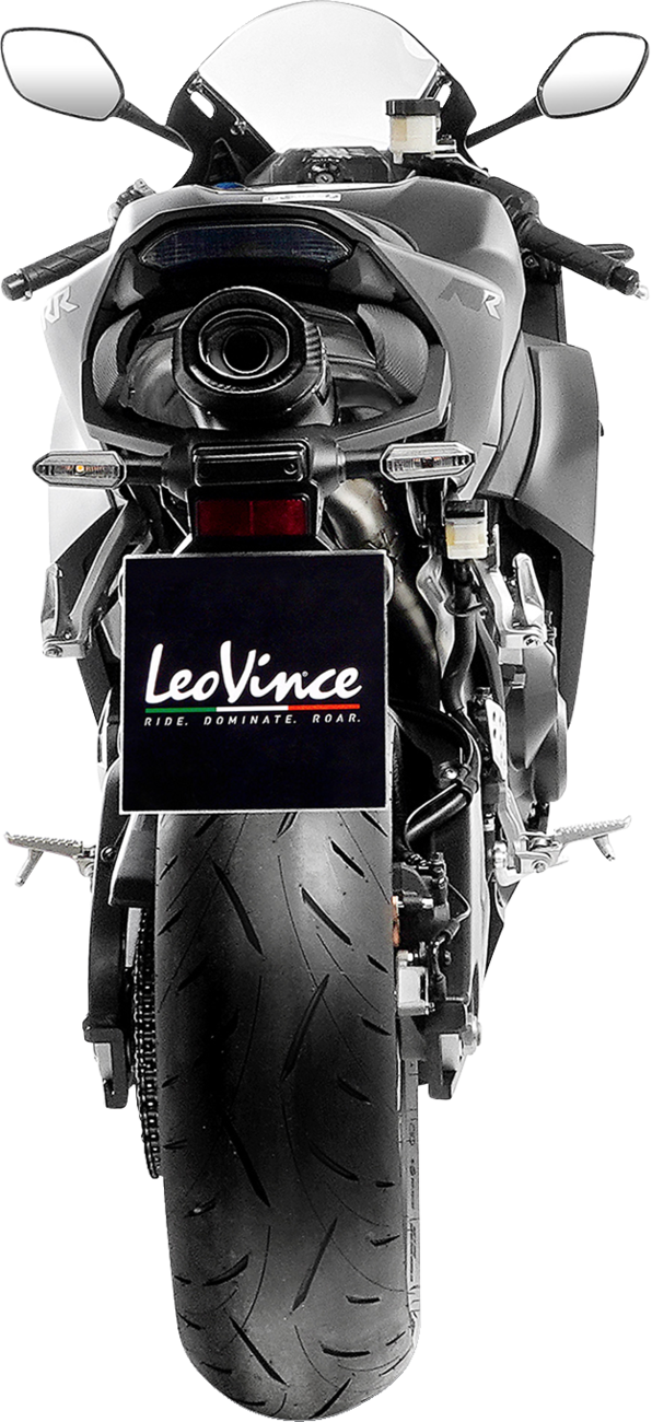 LeoVince LV One EVO Slip-On Muffler - Stainless Steel - Honda CBR600RR