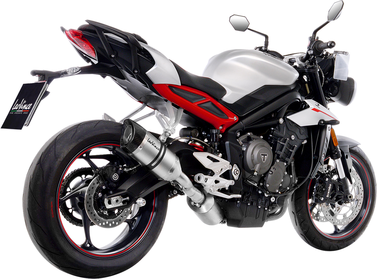 LeoVince LV Pro Muffler - Stainless Steel - Street Triple 765