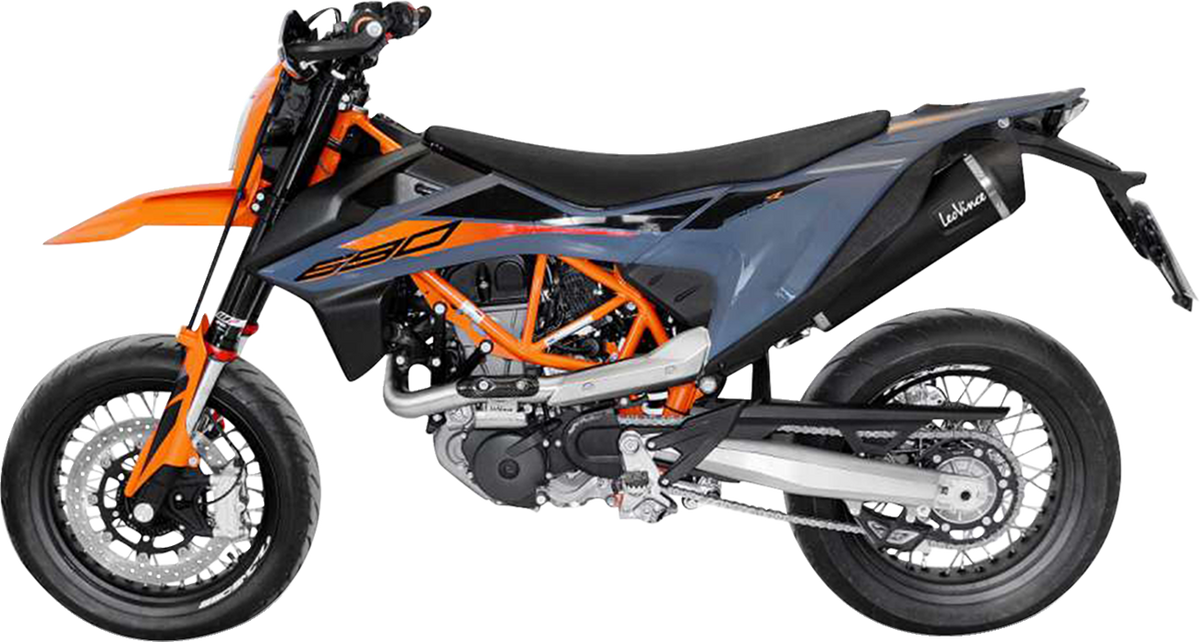 LeoVince Nero Exhaust System - Black Stainless - KTM 690