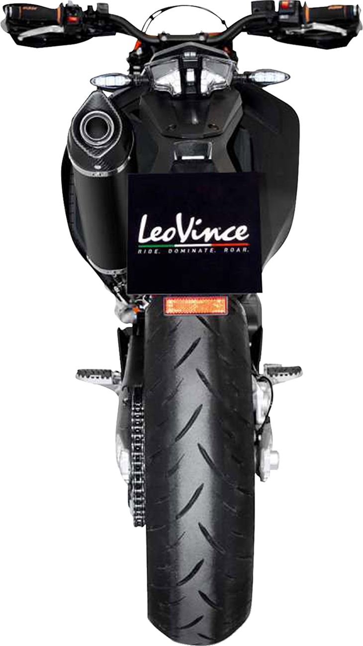 LeoVince Nero Exhaust System - Black Stainless - KTM 690