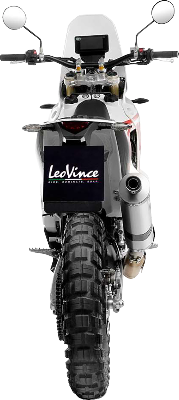 LeoVince Slip-On Muffler - Stainless Steel