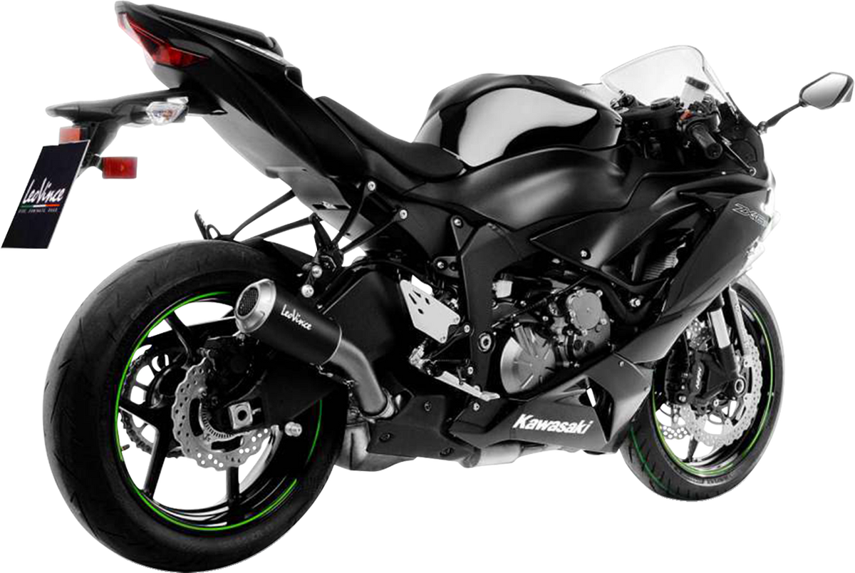 LeoVince ZX-6R Black LV-10 Muffler