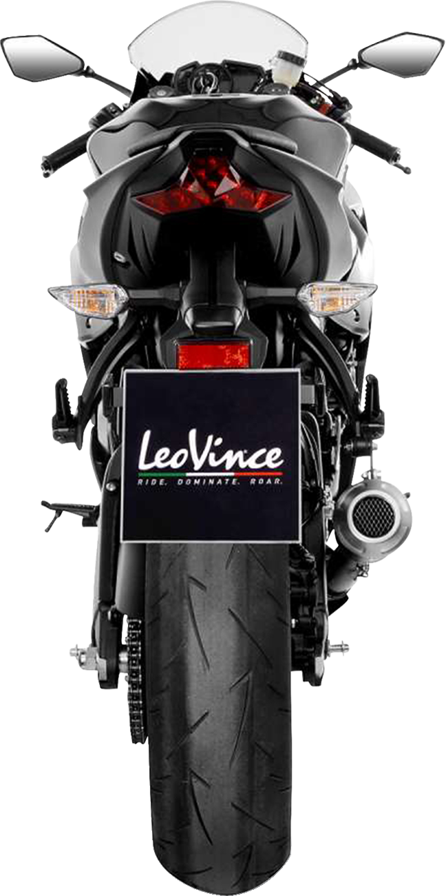 LeoVince ZX-6R Black LV-10 Muffler