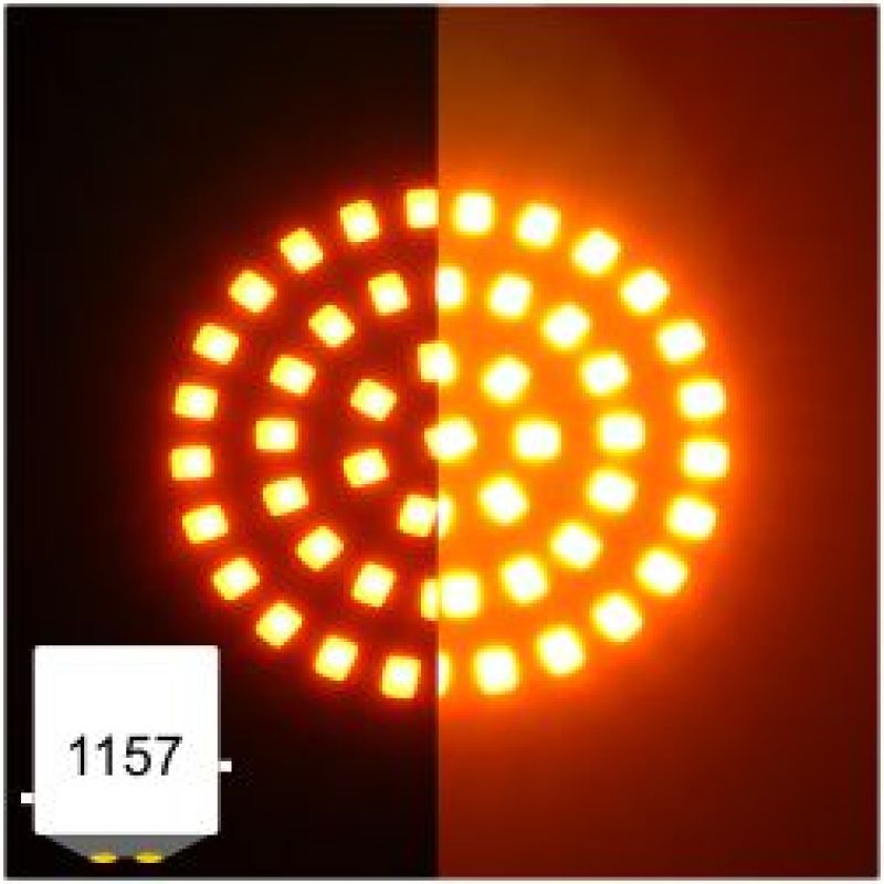 Letric Lighting Bullet Style Insert 1157 H/L Amber - LLC-B7A