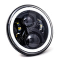 Letric Lighting 7in LED Black Full-Halo Indian
