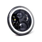 Letric Lighting 7in LED Black Full-Halo Indian