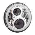 Letric Lighting 7in LED Chrome Full-Halo Indian