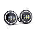Letric Lighting 4.5in Passing Lamps W/Halo Black