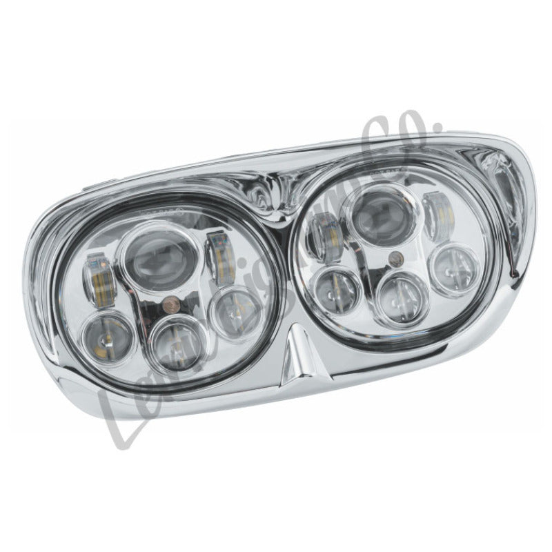 Letric Lighting LED Headlight Dual 5.75in Chrome