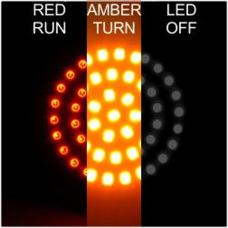 Letric Lighting Premium Bullet Style Switchbacks Red