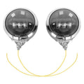 Letric Lighting 4.5in Passing Lamps Black - Harley-Davidson, 30 models (1997–2022) - LLC-PL-BC