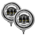 Letric Lighting 4.5in Full Halo Chrome - Harley-Davidson, 30 models (1997–2022)