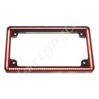 Letric Lighting 10-13 HD Road Glide/ Street Glide Perfect Plate Light License Plate Frame Black