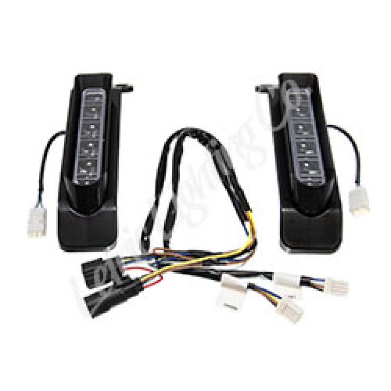 Letric Lighting Saddlebag Filler Support LED Black - Harley-Davidson, 6 models (2014–2021) - LLC-PSBF-B