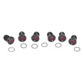 Letric Lighting Royal Flush Mount 9-16in Black/Red