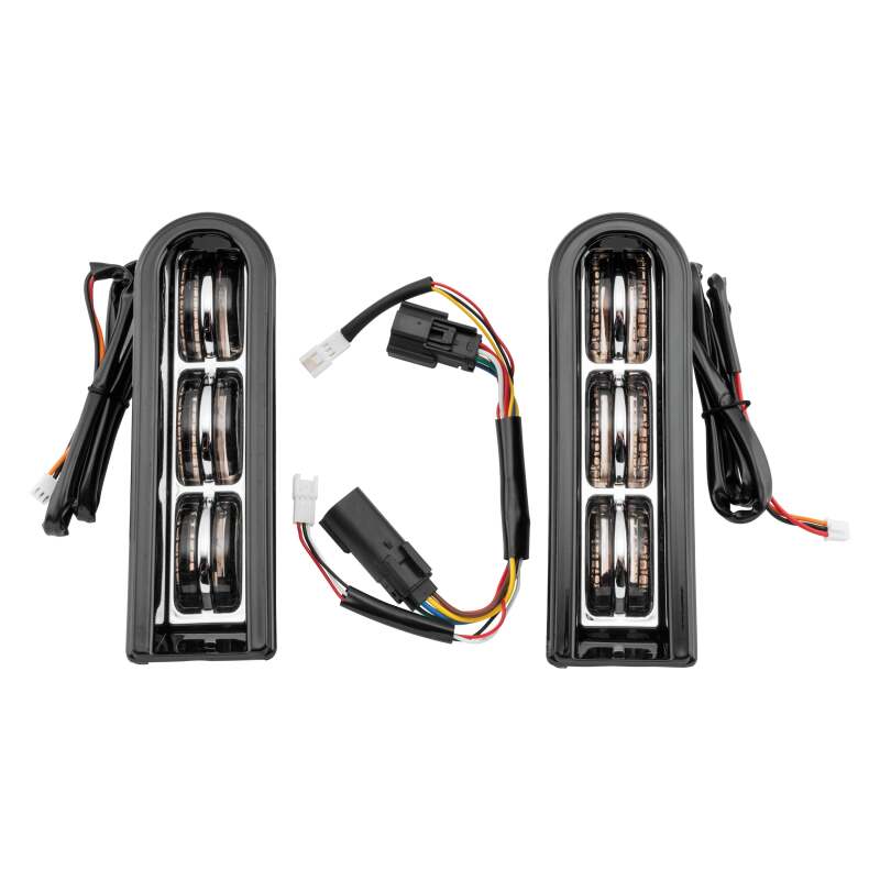 Letric Lighting Saddlebag Filler Support LED Black - Harley-Davidson, 6 models (2014–2021) - LLC-SBF-B