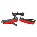 Letric Lighting Stiletto Saddlebag Lights Black