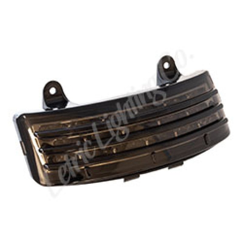 Letric Lighting Tri-Bar Fndr Taillight LED Smoke - Harley-Davidson, 3 models (2006–2009)