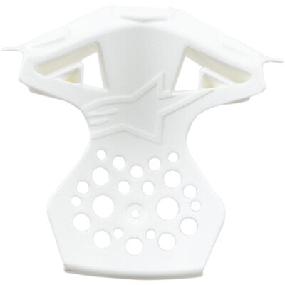 Supertech M8/M10 Chin Vent Frame - Gloss White - XS/S