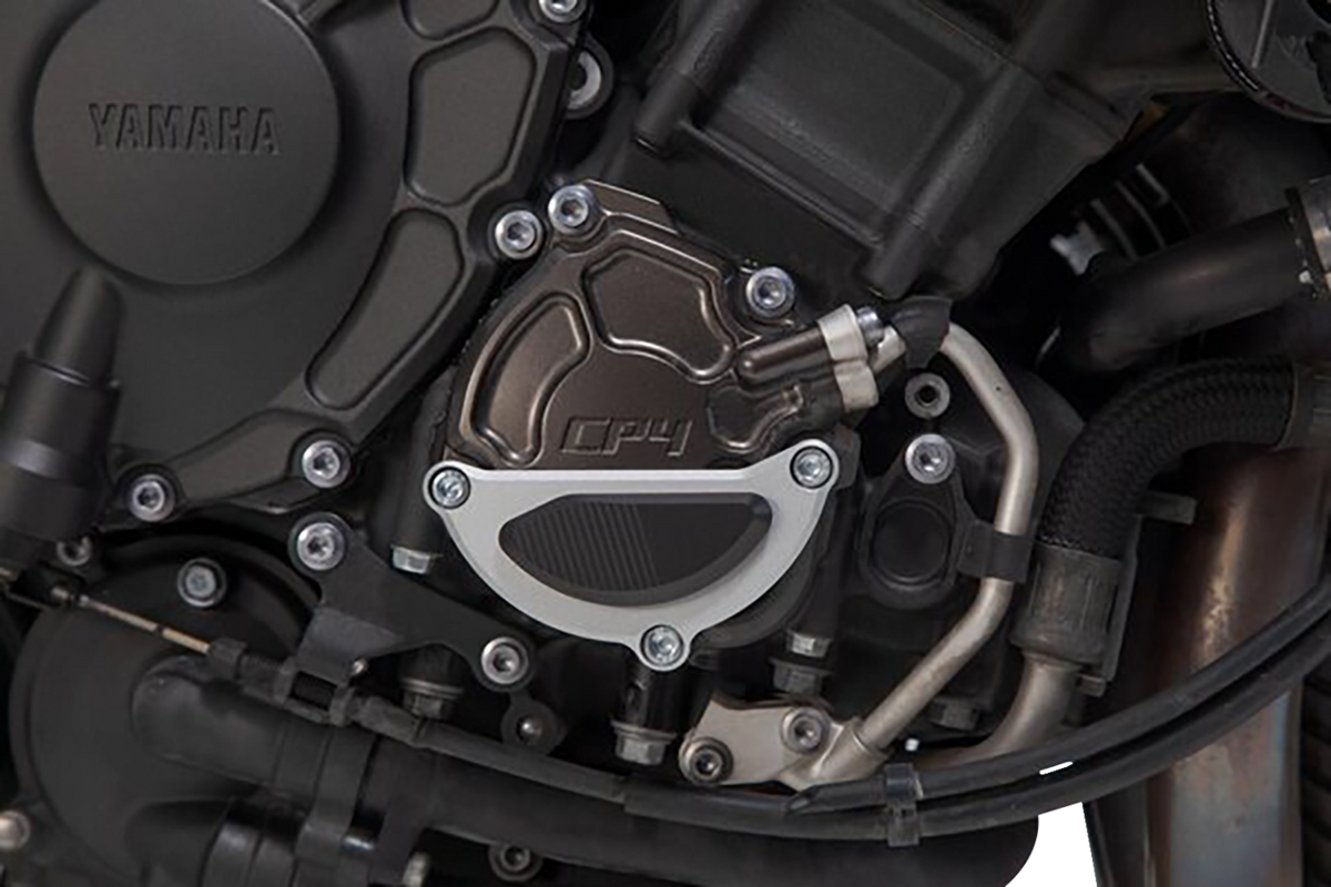 SW-Motech Engine Case Protector - Black/Silver - Yamaha - MT-