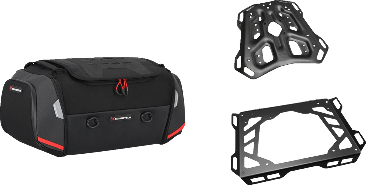 SW-Motech Rackpack Tail Bag System - Black - Ducati DesertX '22-'25