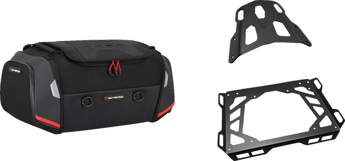 SW-Motech Rackpack Tail Bag System - Black - Honda NC750 '20-'24