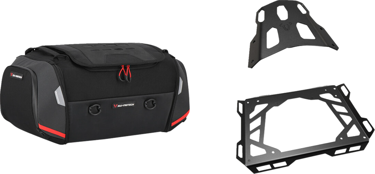SW-Motech Rackpack Tail Bag System - Black - Kawasaki Ninja 650/Z650 '16-'24