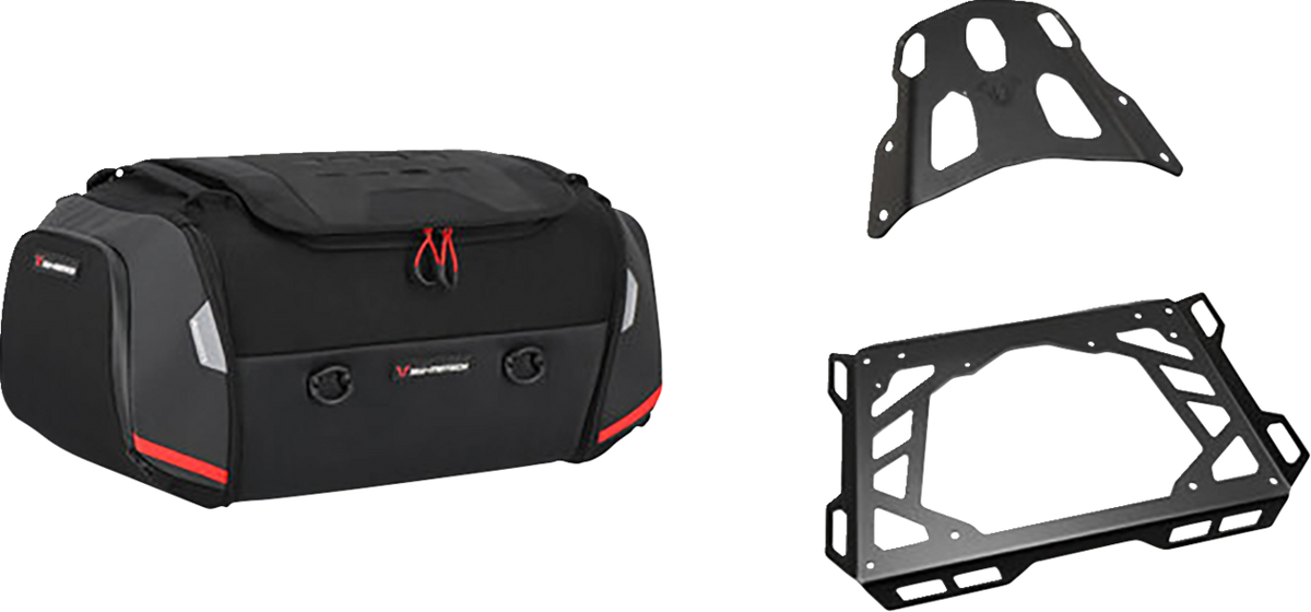 SW-Motech Rackpack Tail Bag System - Black - Moto Guzzi V100 Mandello '22-'23
