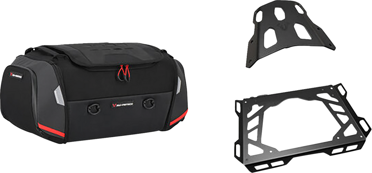 SW-Motech Rackpack Tail Bag System - Black - Suzuki SV650 '17-'26