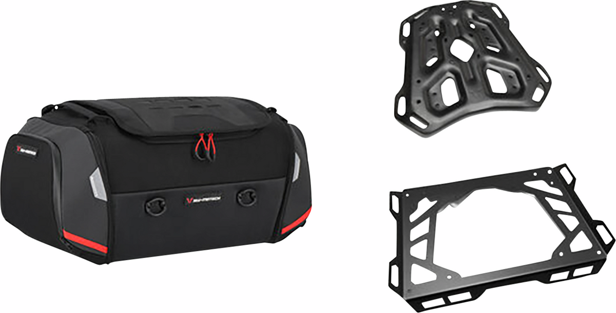 SW-Motech Rackpack Tail Bag System - Black - Yamaha Tracer '20-'24