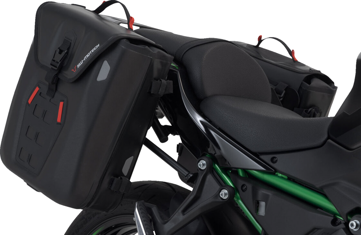SW-Motech SysBag Side Bag System - Black - Kawasaki EX650 Ninja/Z650 '16-'24