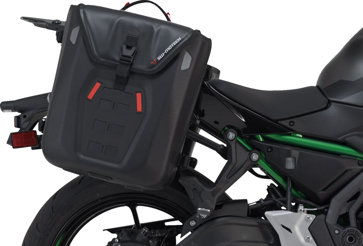 SW-Motech SysBag Side Bag System - Black - Kawasaki EX650 Ninja/Z650 '16-'24