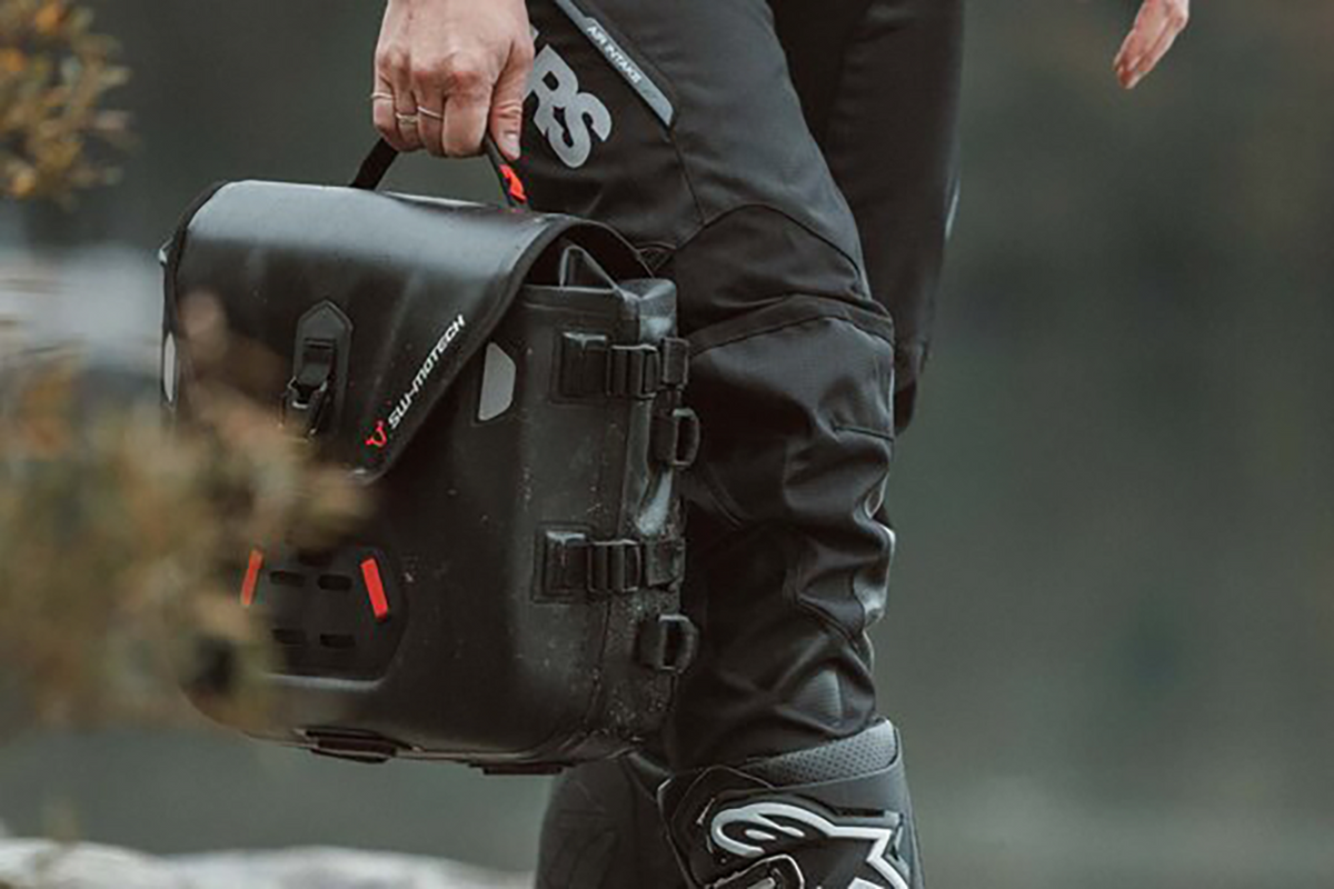 SW-Motech SysBag Side Bag System - Black - Triumph Thruxton 1200 '16-'20
