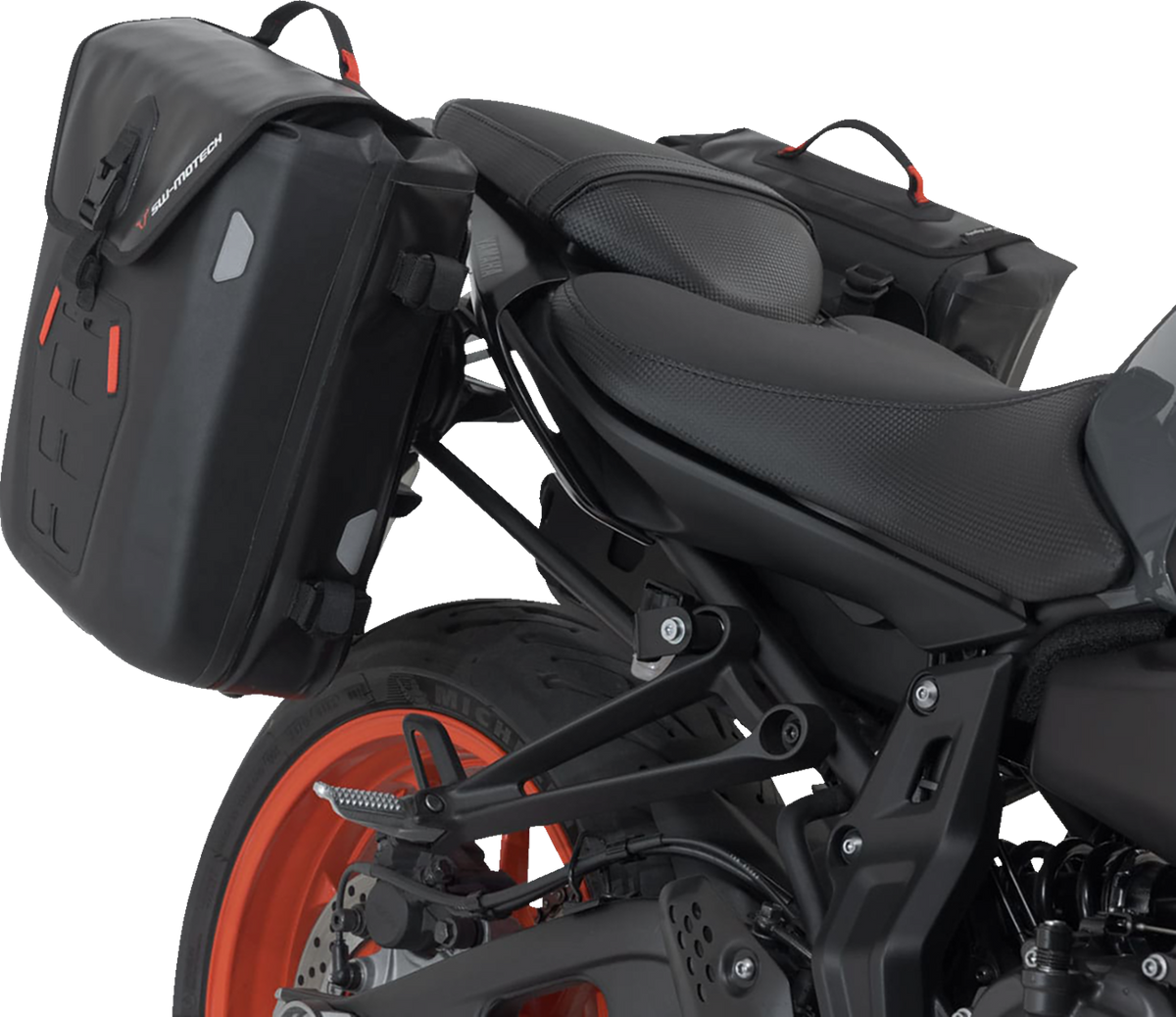 SW-Motech SysBag Side Bag System - Black - Yamaha MT-07 '18-'24