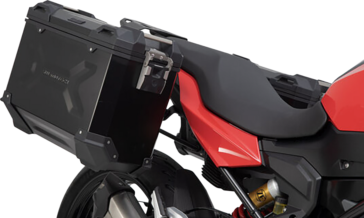 SW-Motech TRAX ADV Aluminum Case System - Black - BMW F 900 '20-'24 - 3580-0454