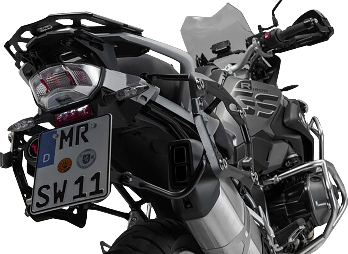 SW-Motech TRAX ADV Aluminum Case System - Black - BMW R 1200/1250 GS '12-'24